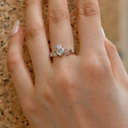 Anillo de plata del Sagrado Corazón