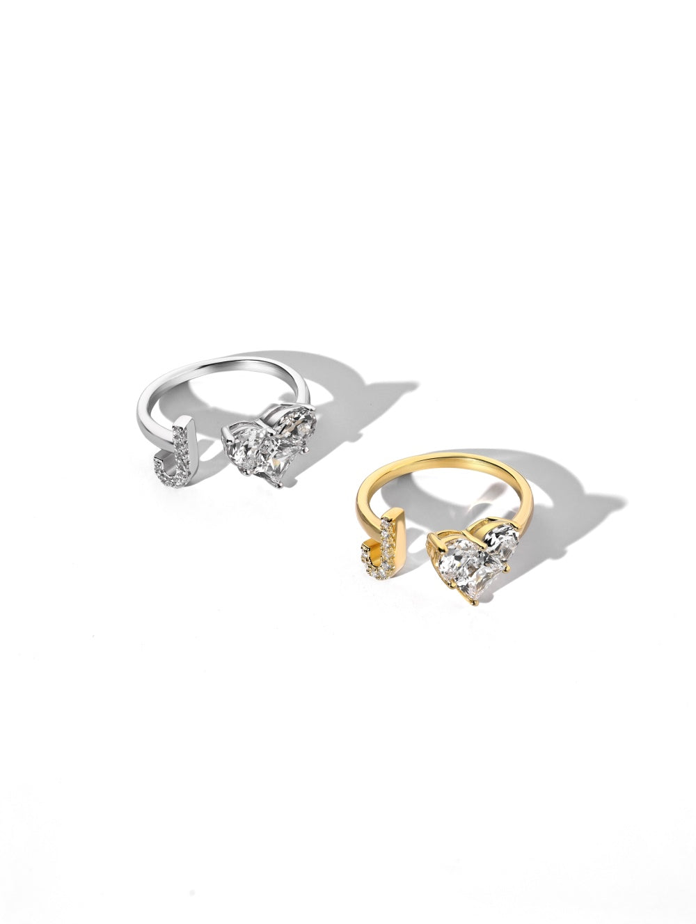 Love "J" Open Ring