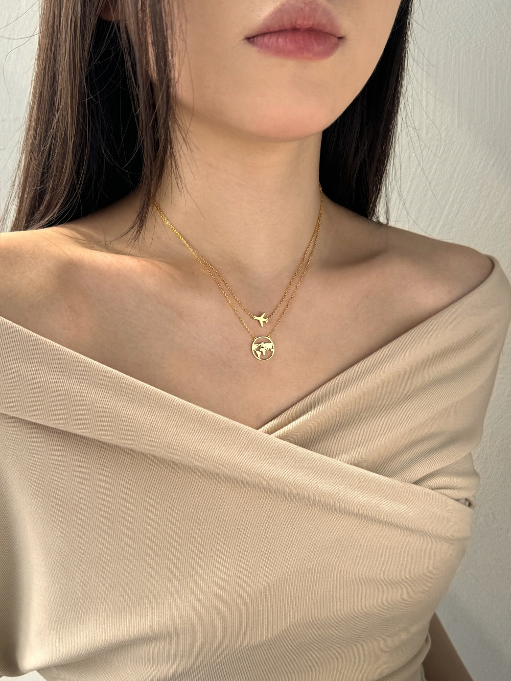 Globetrotter Gold Necklace
