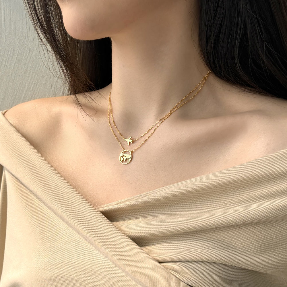 Globetrotter Gold Necklace