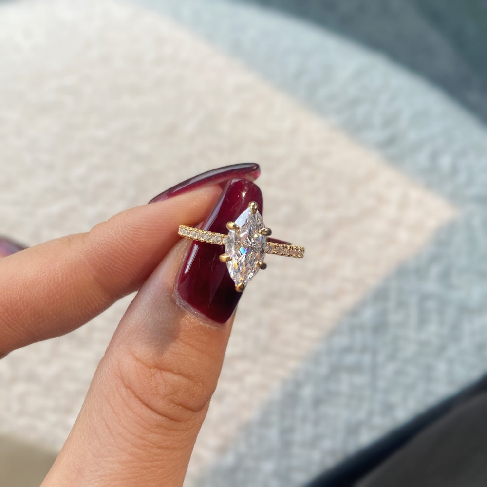 Champagne Diamond Ring