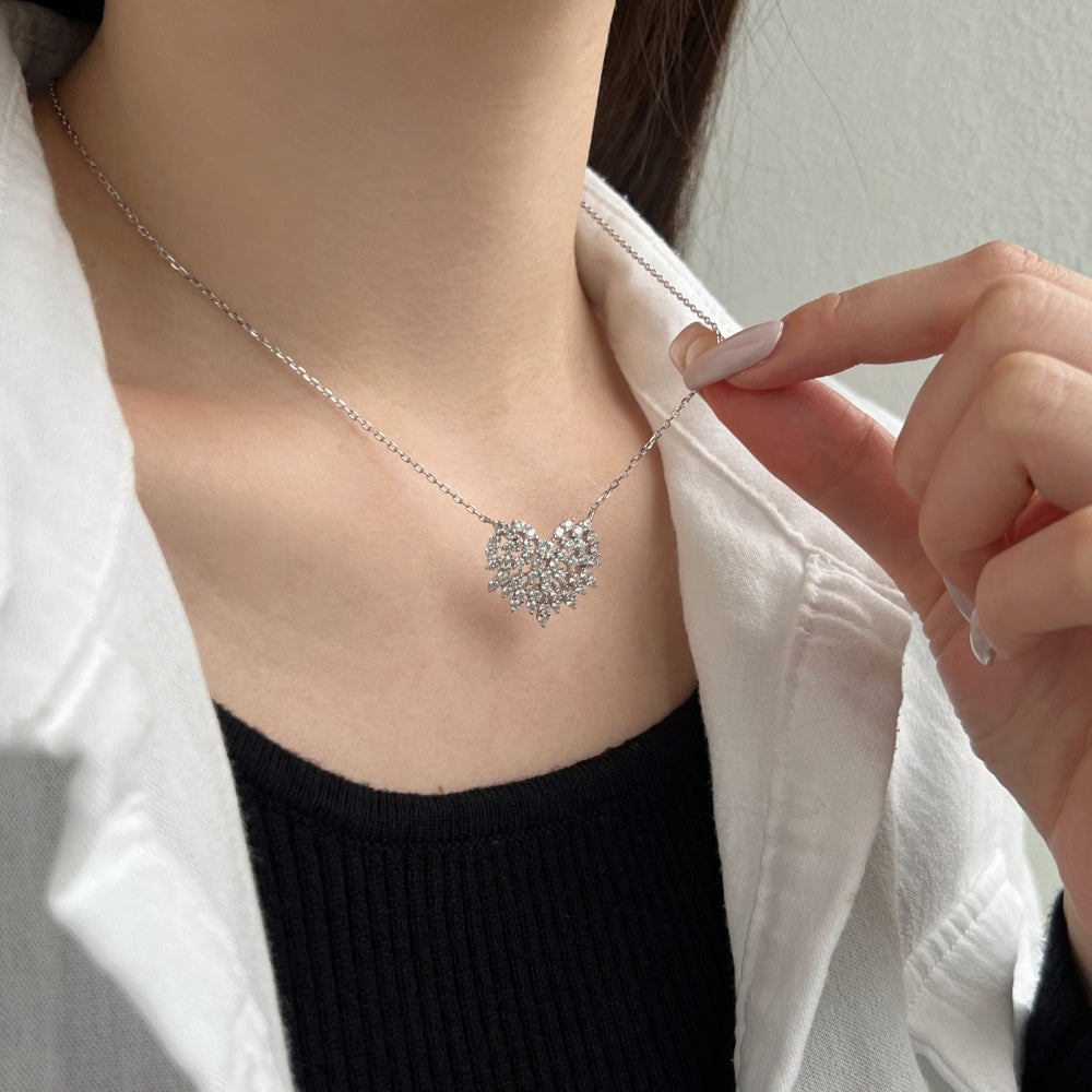 Silver Heart Pendant necklace