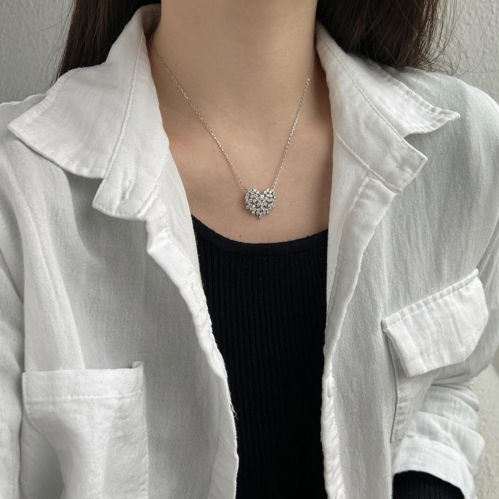 Silver Heart Pendant necklace
