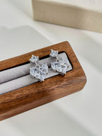 Aretes de corazón segmentado