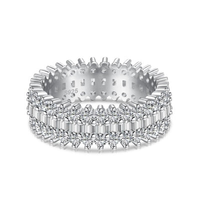 Trio Regal Silver Ring