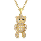 Teddy Bear Pendant Necklace