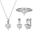 Heart Drop Jewelry Set