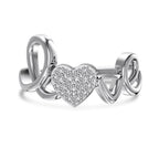 "LOVE" Silver Ring