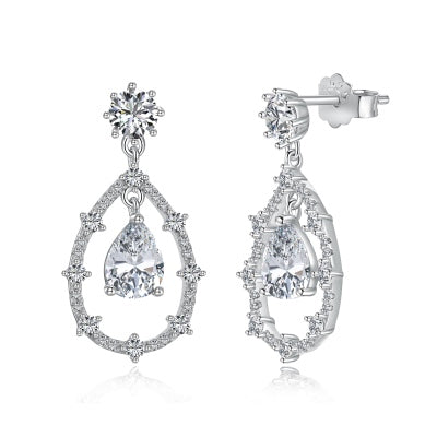 Halo Diamond Earrings