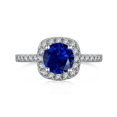 Blue Diamond Eternity Ring