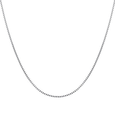 Ultra Thin Silver Chain Necklace