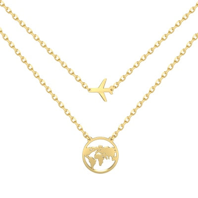 Globetrotter Gold Necklace