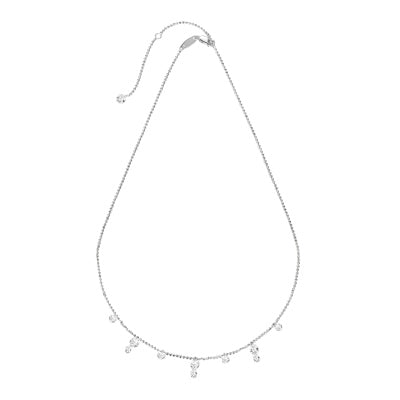 Dazzling Bead Silver Necklace