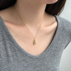 Teddy Bear Pendant Necklace