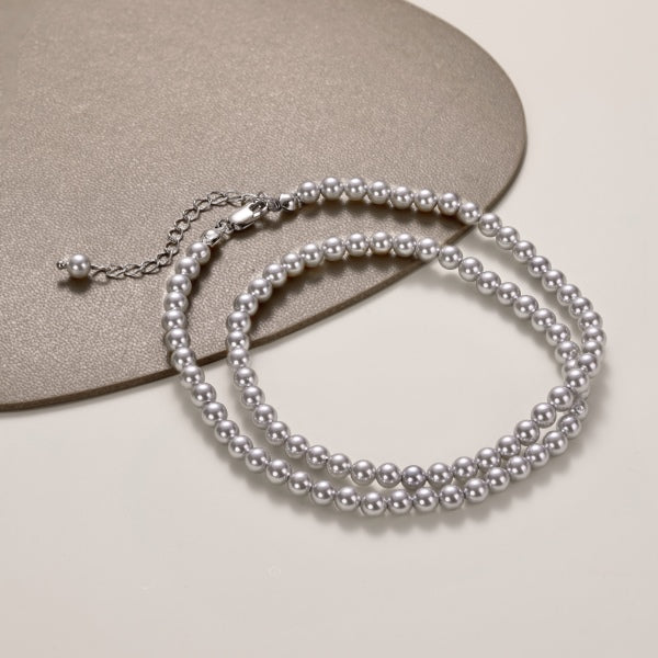 4MM Shell Pearl Necklace