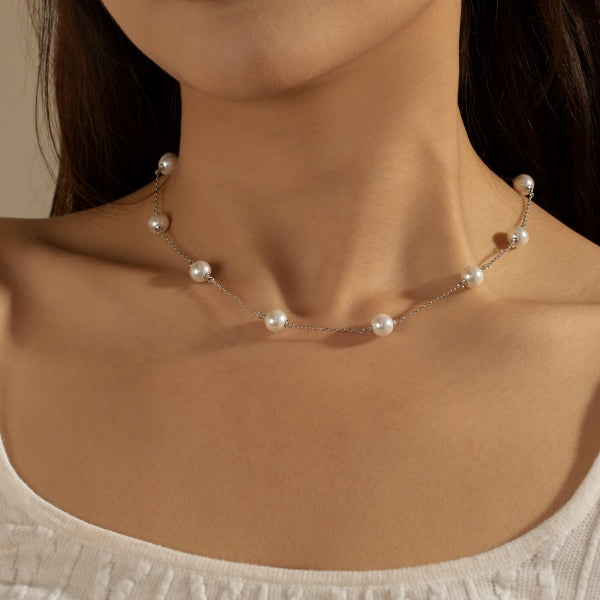 String Of Large Pearls Necklace