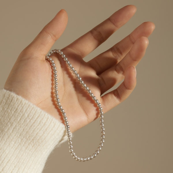 4MM Shell Pearl Necklace