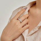 Trio Regal Silver Ring