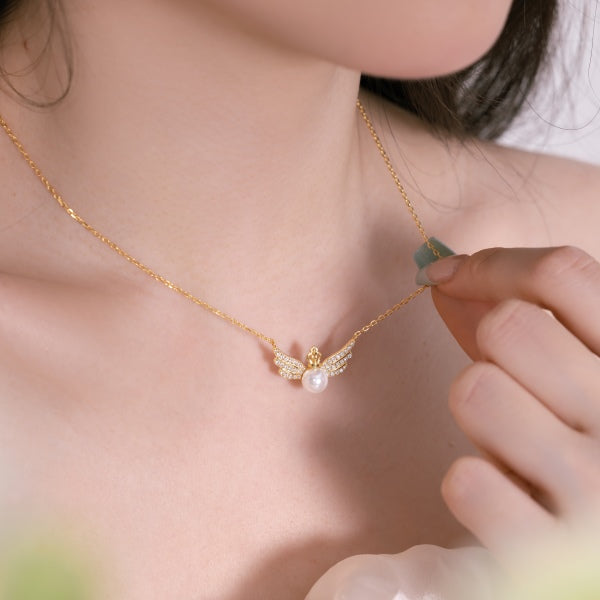 Papal Pearl Gold Necklace