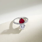 Polar Stones Silver Band