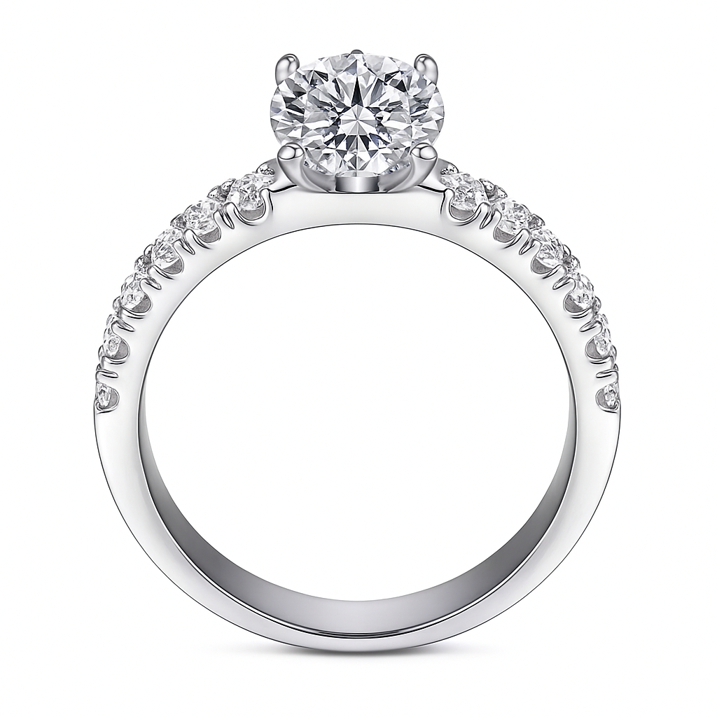 Classic Zirconia Engagement Ring